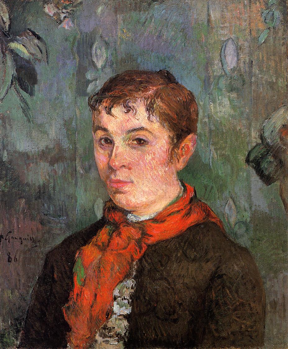 The Boss's Daughter - Paul Gauguin Painting